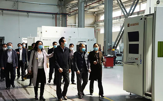 苏州市副市长蒋来清等辅导调研WilliamHill威廉希尔机械人智能设备产业基地